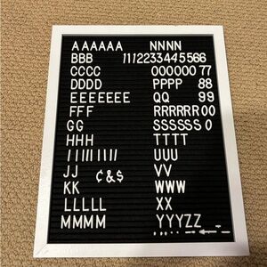 Letter board